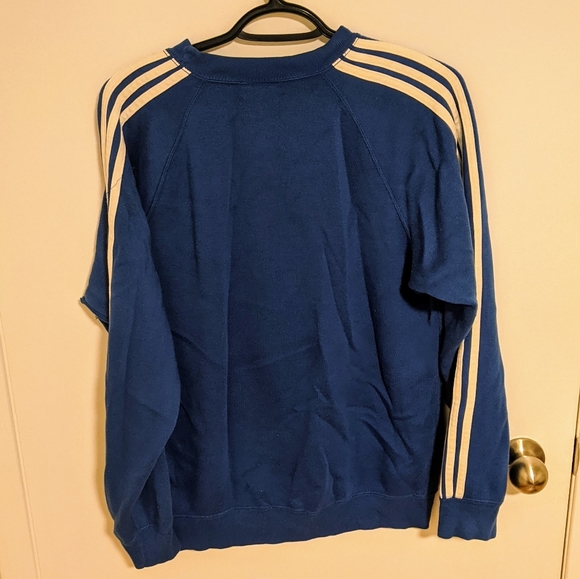 Blue Medium Sweater with White Stripes - Picture 5 of 5